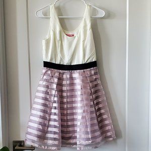 pretty dress with purple skirt